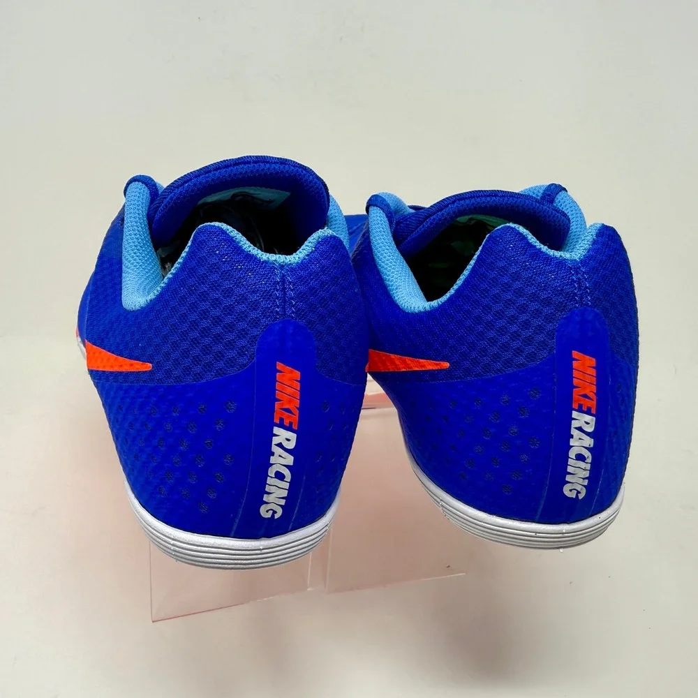 Nike Rival M8 Multi Use Racing Track Cleats with Spikes Blue Orange Mens Size 13